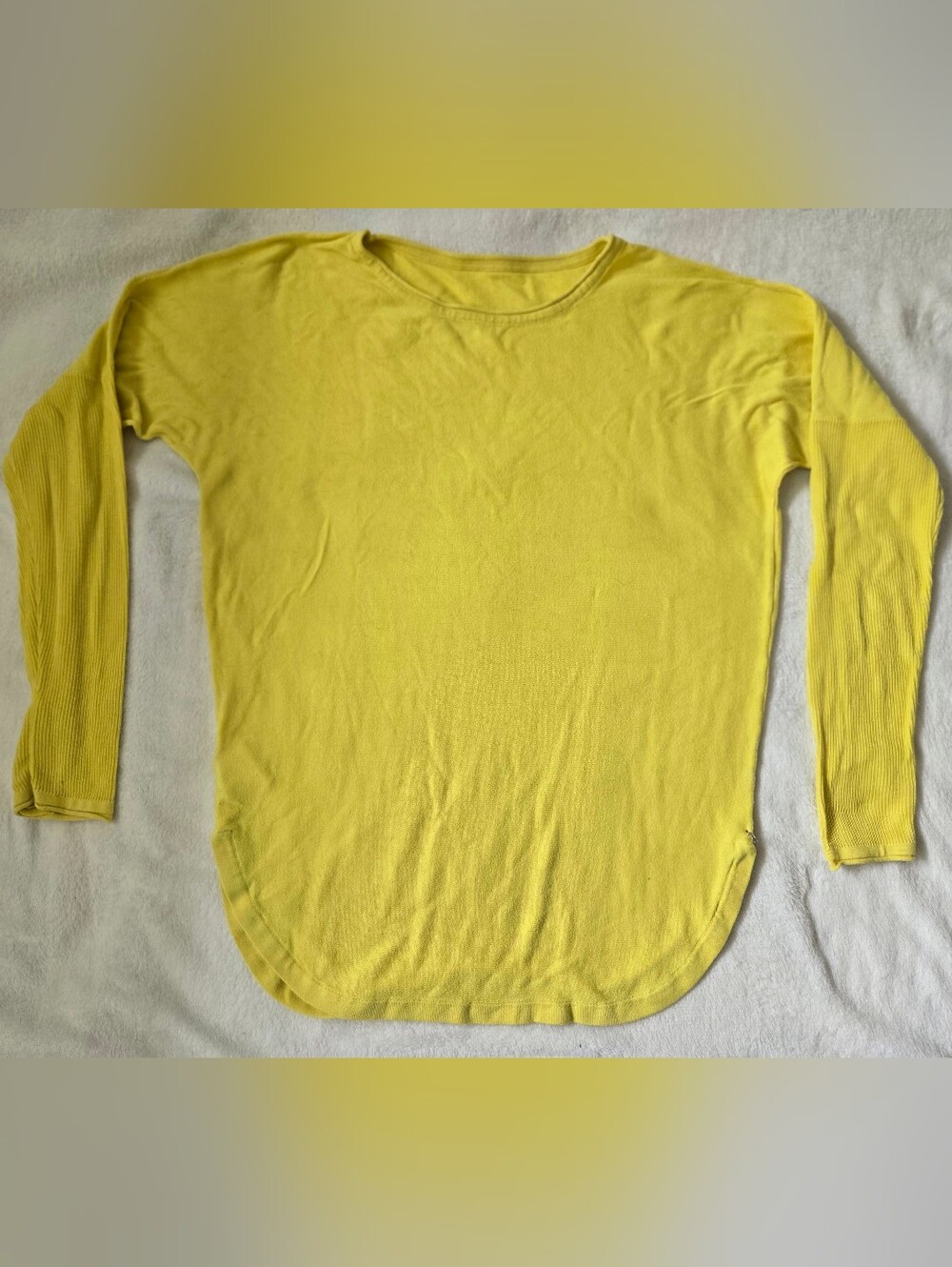 lululemon athletica Women's Long Sleeve Tee in Bright Yellow